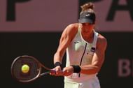 Beatriz Haddad Maia in action at the French Open